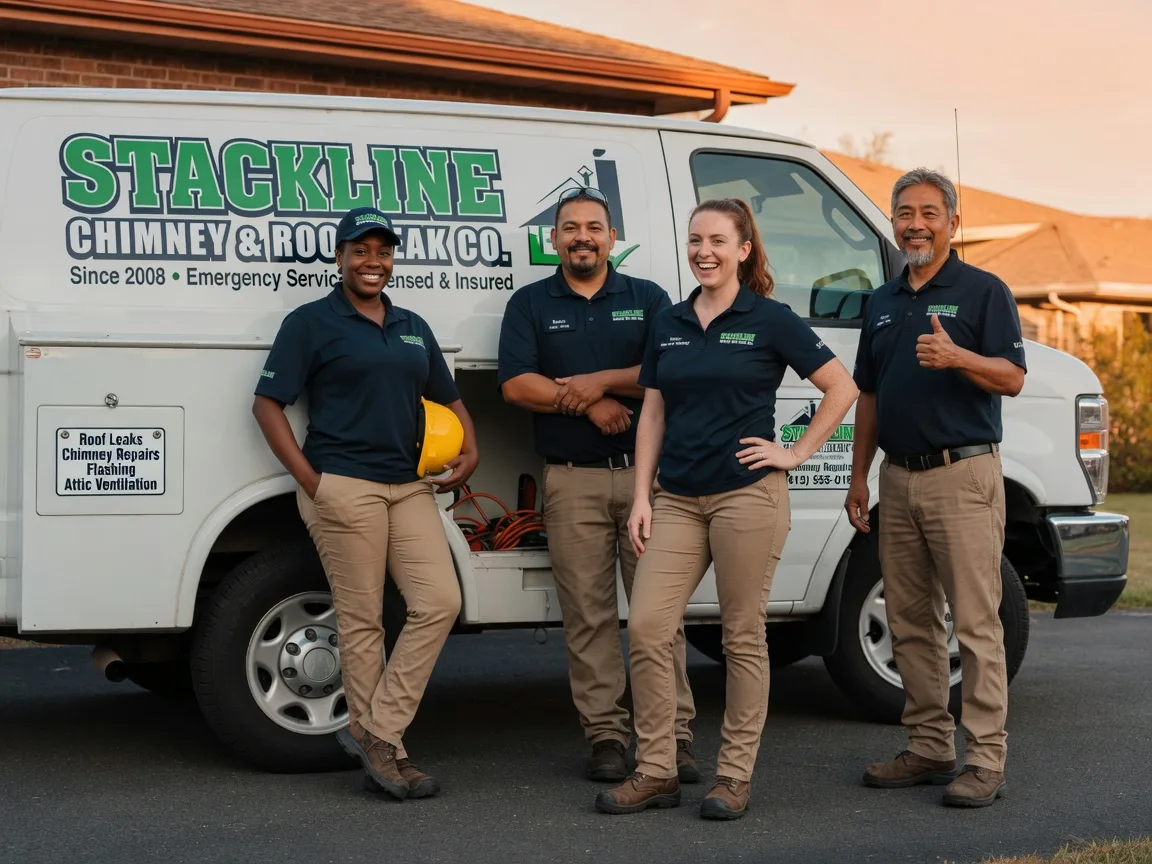 Chimney flashing repair company in Emerson, GA